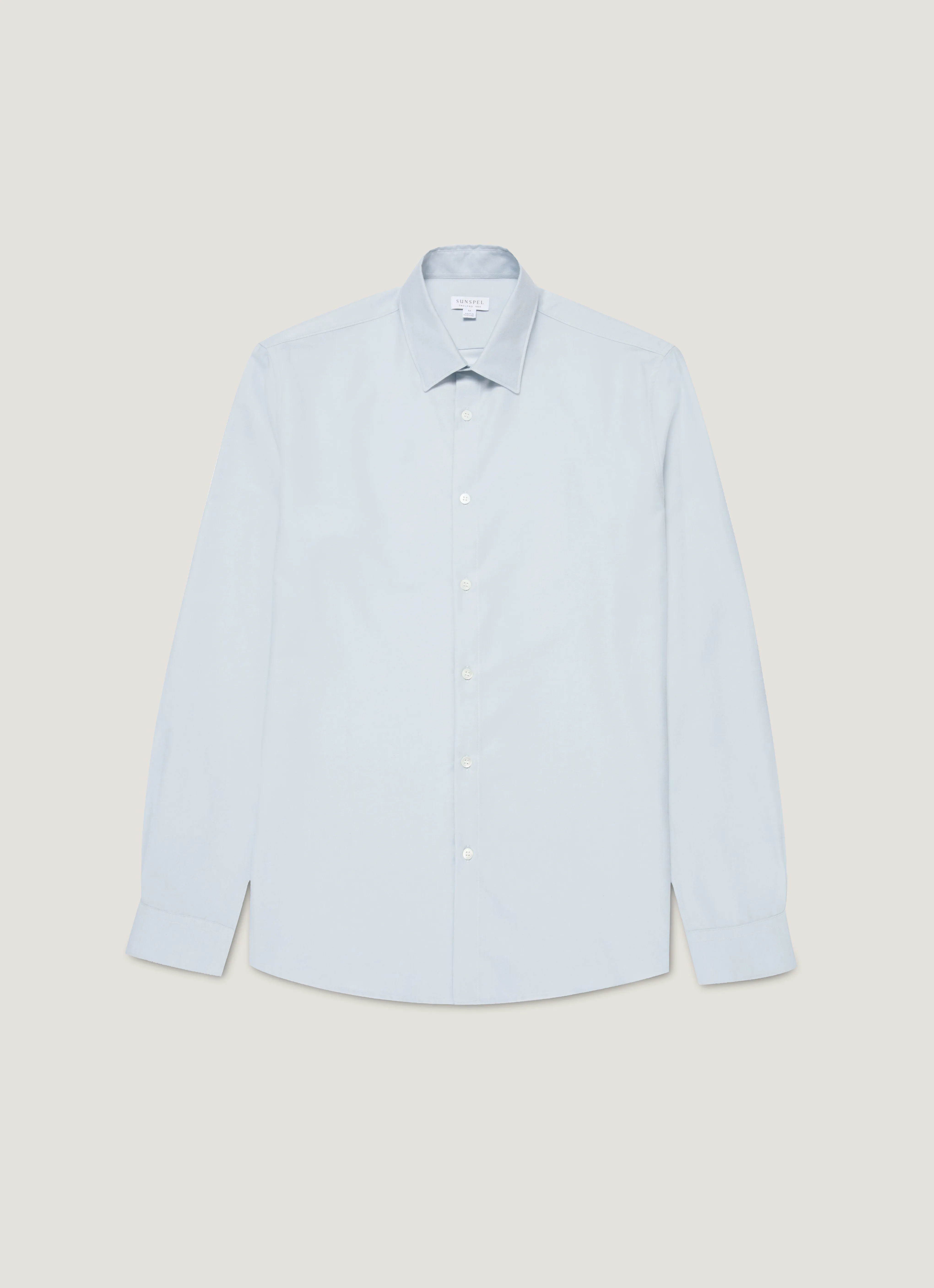 LowImpact Manufacturing Men's Cotton Cashmere Shirt in Light Blue