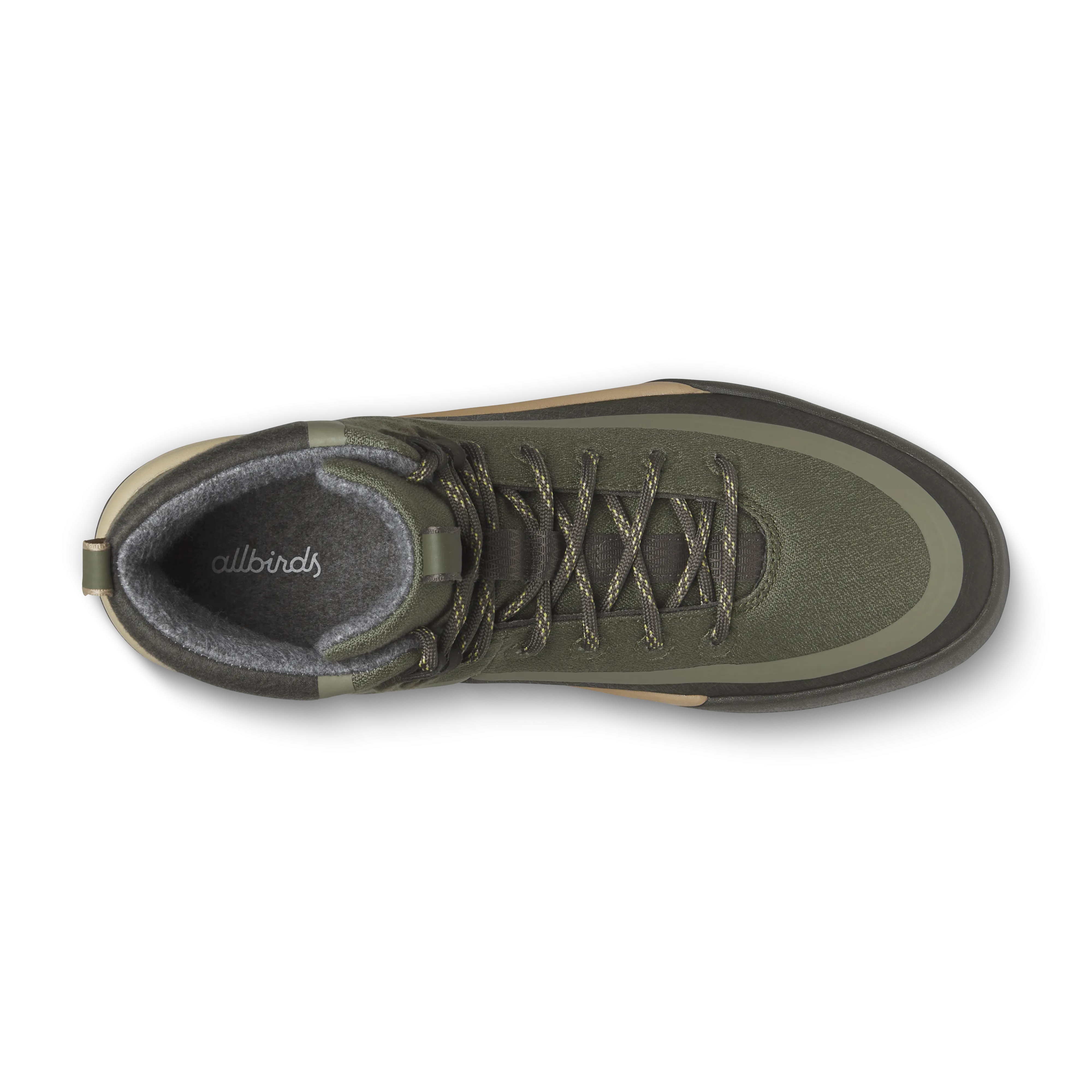 Seamless Internal Structure Spring Days Men's Cruiser Mid Explore - Rustic Green (Hazy Beige Sole)