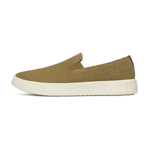 Break Step Men's Cruiser Slip On Corduroy - Dark Tan (Stony Cream Sole)