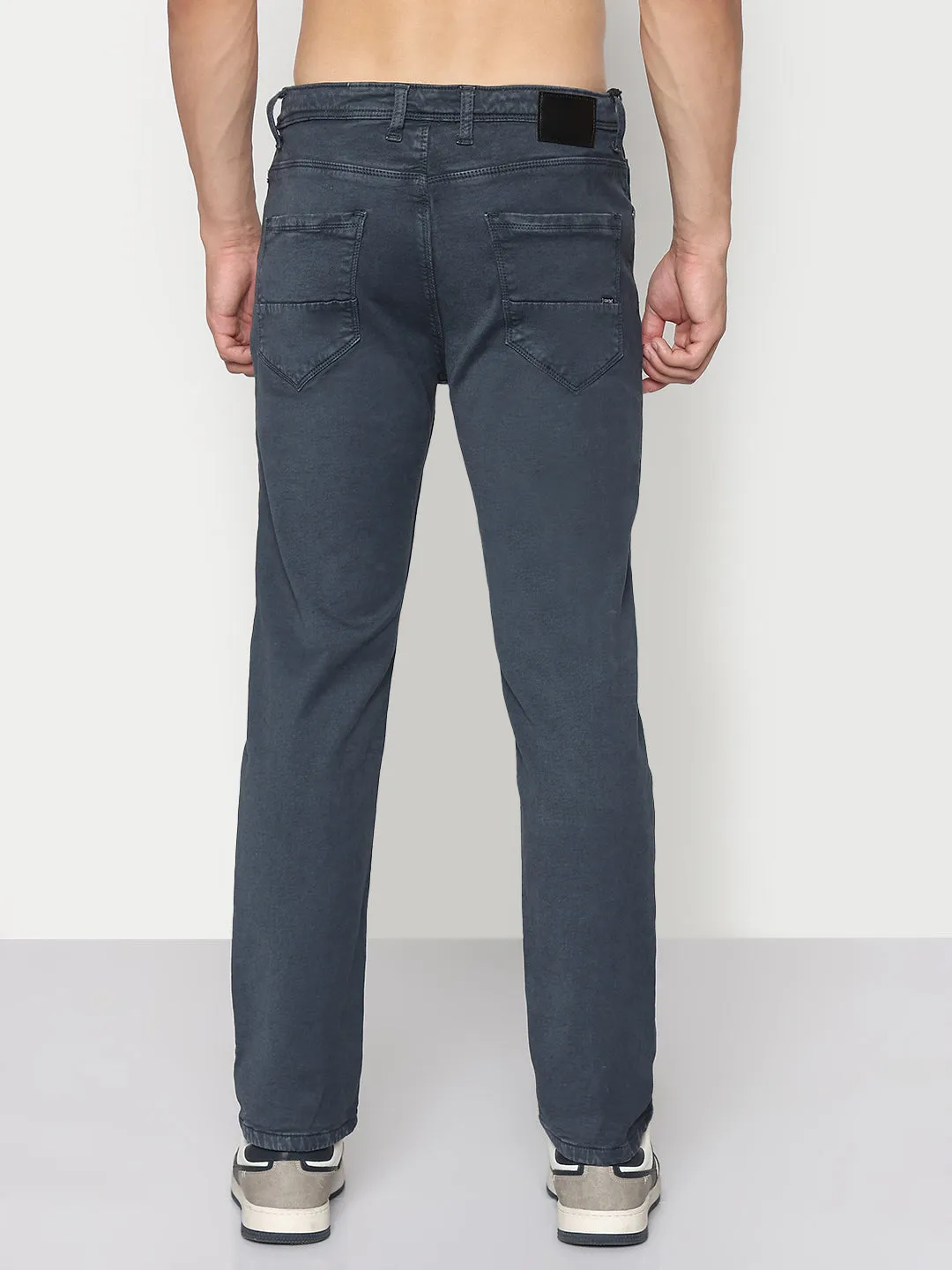 General Option Men's Dark Grey Slim Fit Jeans