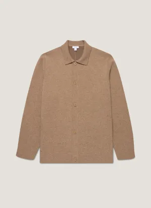 Home Layer Fresh Casual Wear Men's Double Faced Jacket in Mink