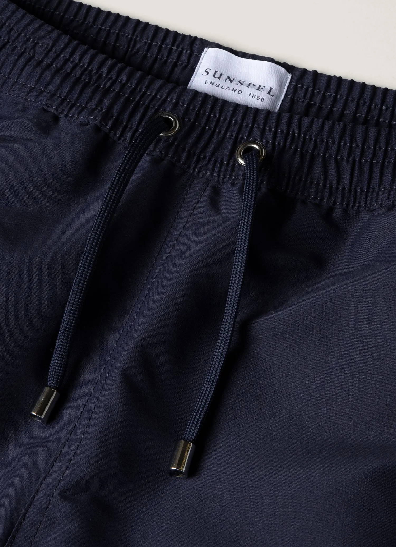 Easy Breezy summer breeze Men's Drawstring Swim Shorts in Navy