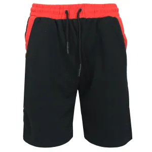 Breathable Stretch Fit Wide Range Motion Men's French Terry Sweat Shorts With Contrast Trim