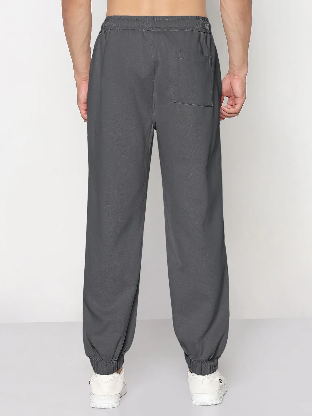 Men's Grey Relaxed Fit Joggers Outdoor Flex
