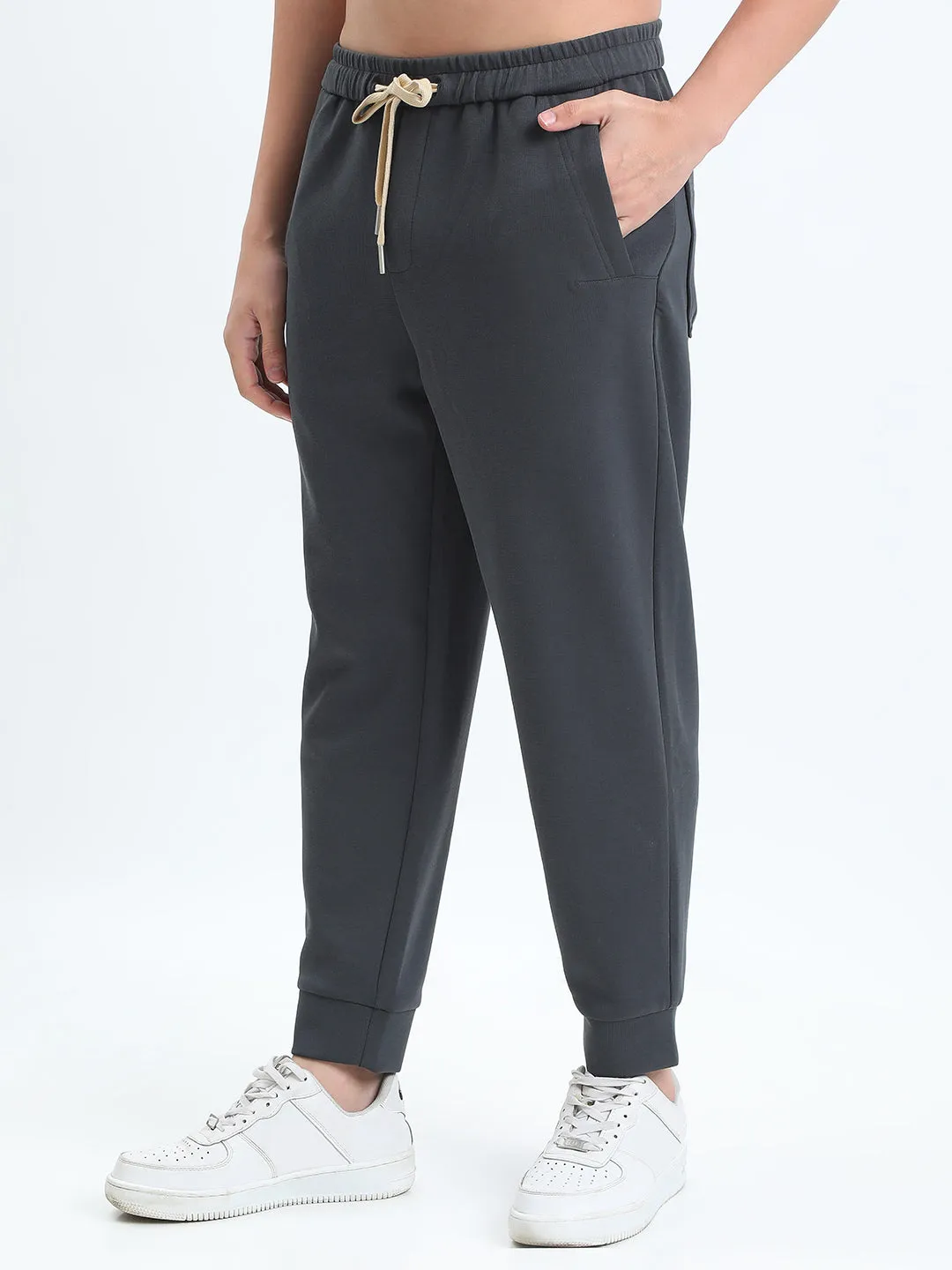 Active Design Wear Perfect Fit Wear Men's Grey Slim Fit Joggers