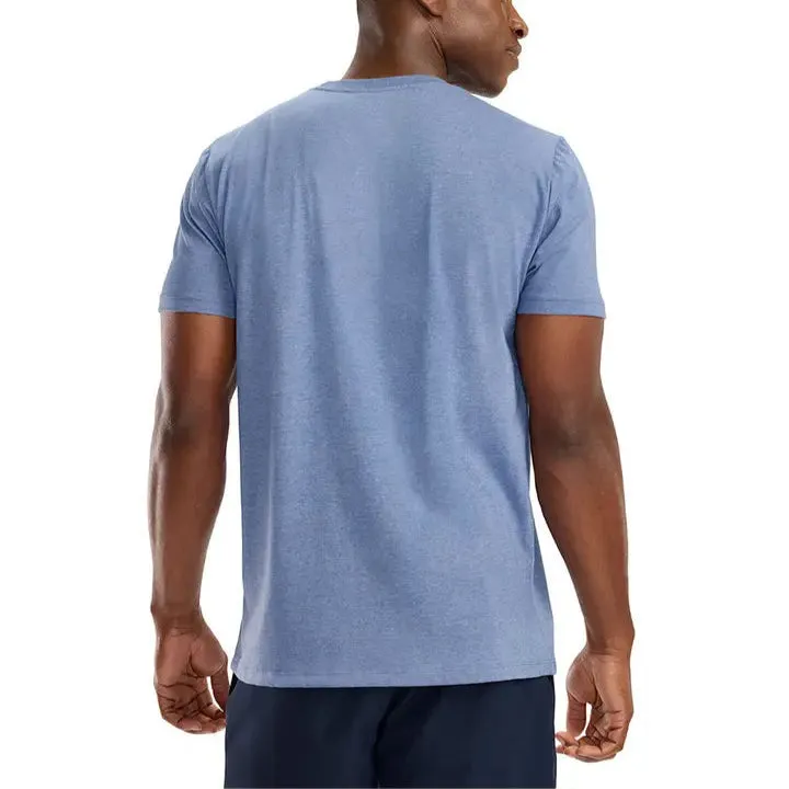 Fashion-Forward Men's Little Friend Graphic T-Shirt in Heather Blue