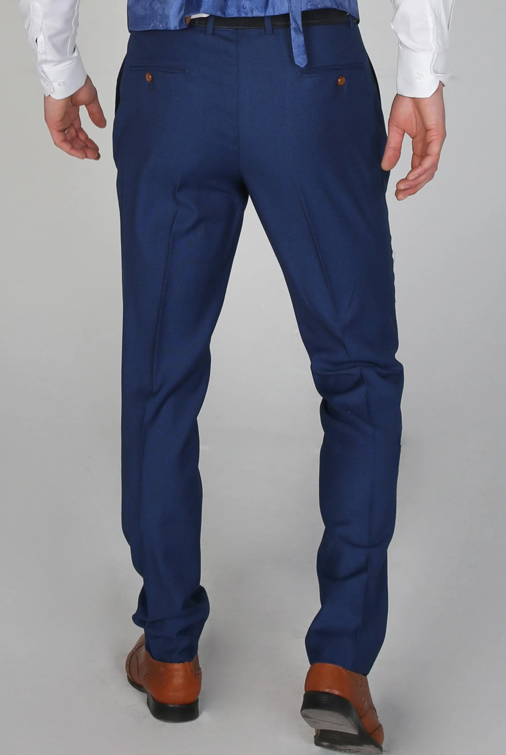 Odor Control Tech Men's Mayfair Blue Trousers