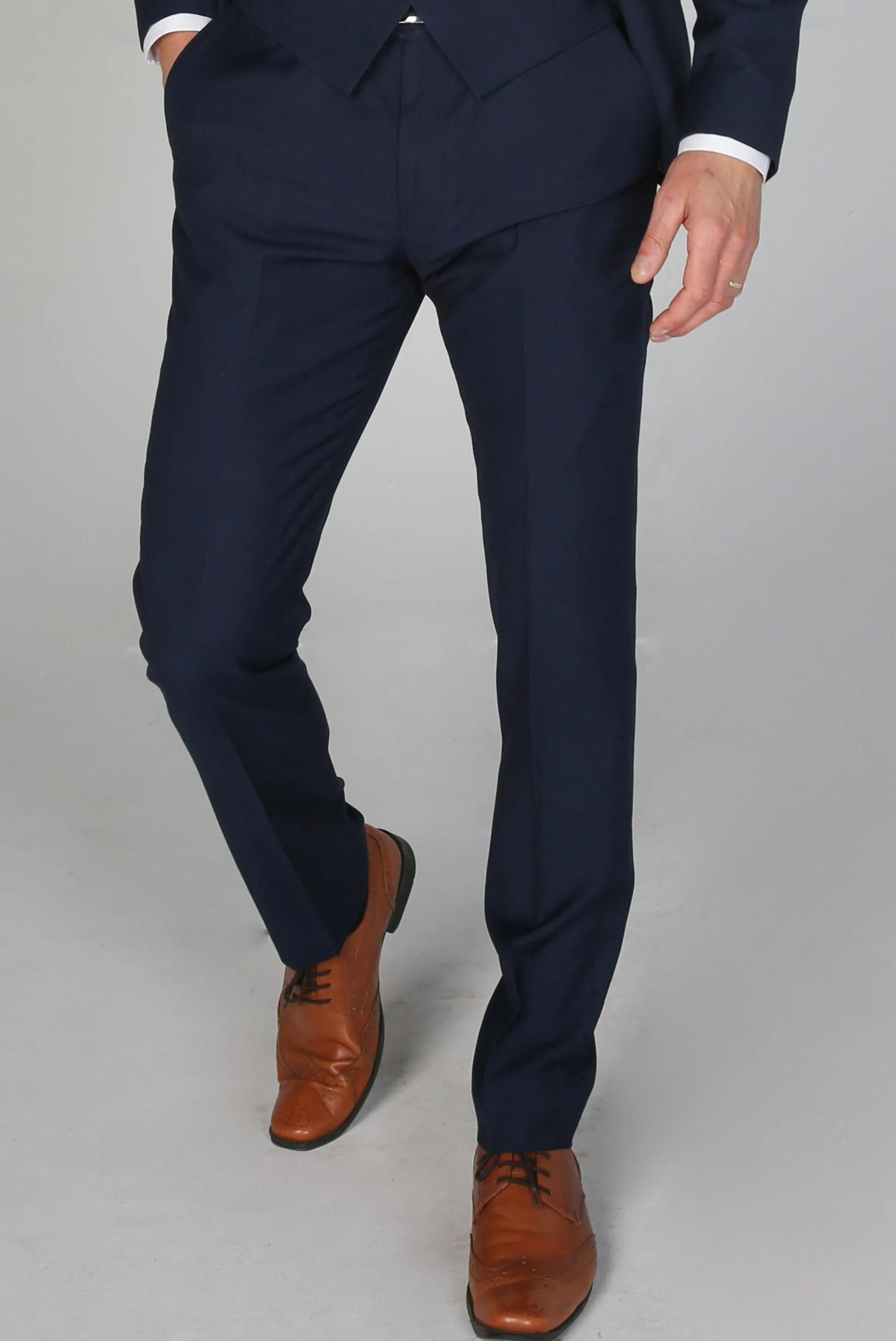 Adaptable Style Men's Mayfair Navy Trousers