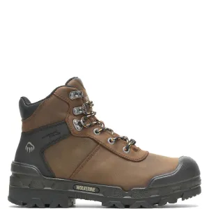 Strong Look Simple Comfort Men's Met-Guard Warrior Waterproof Work Boot In Brown