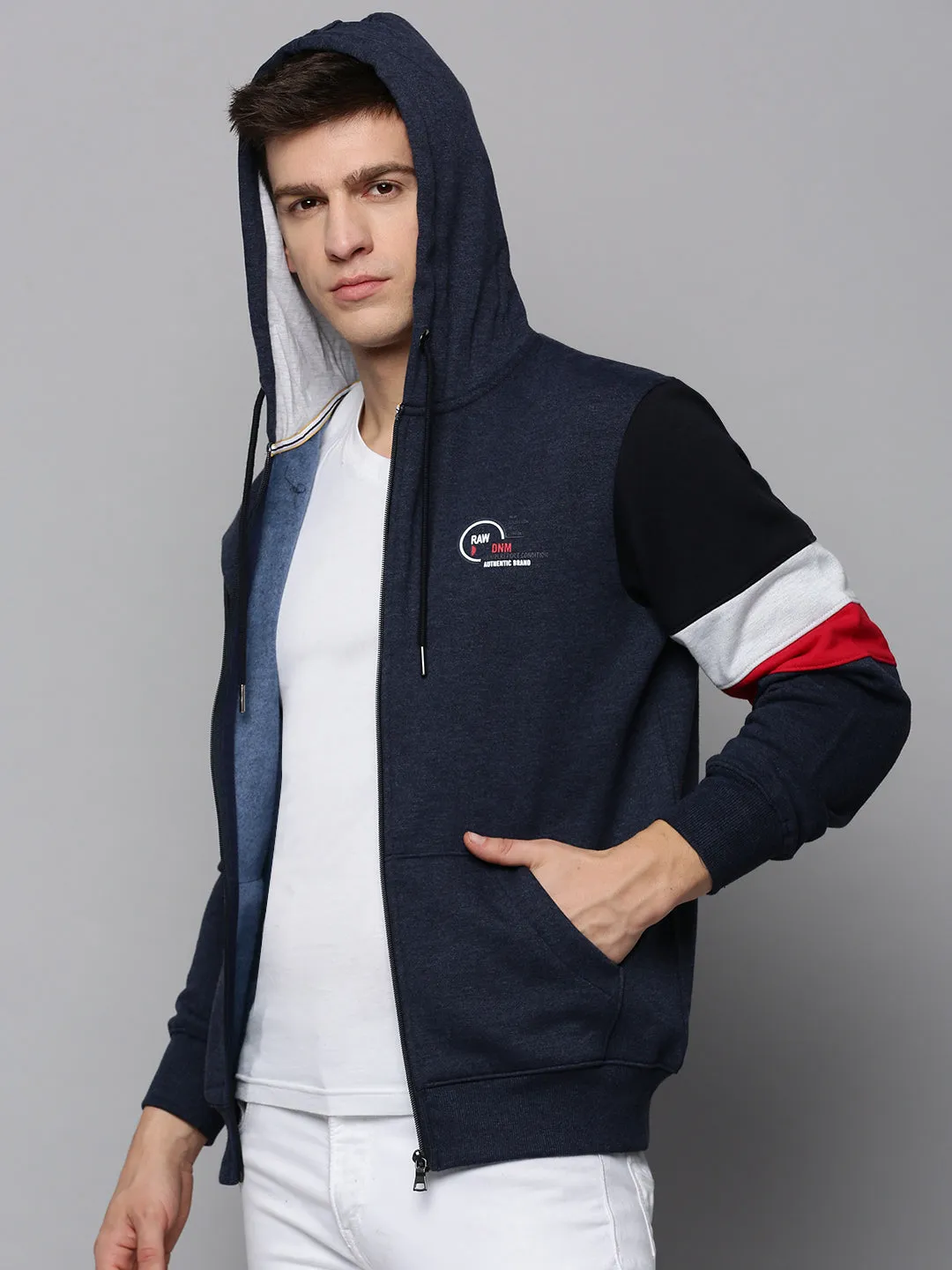 Men's Navy Solid Sweatshirt product semi formal grace