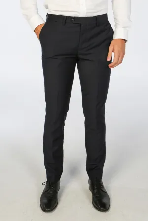 Men's Parker Navy Trousers Wrinklefree