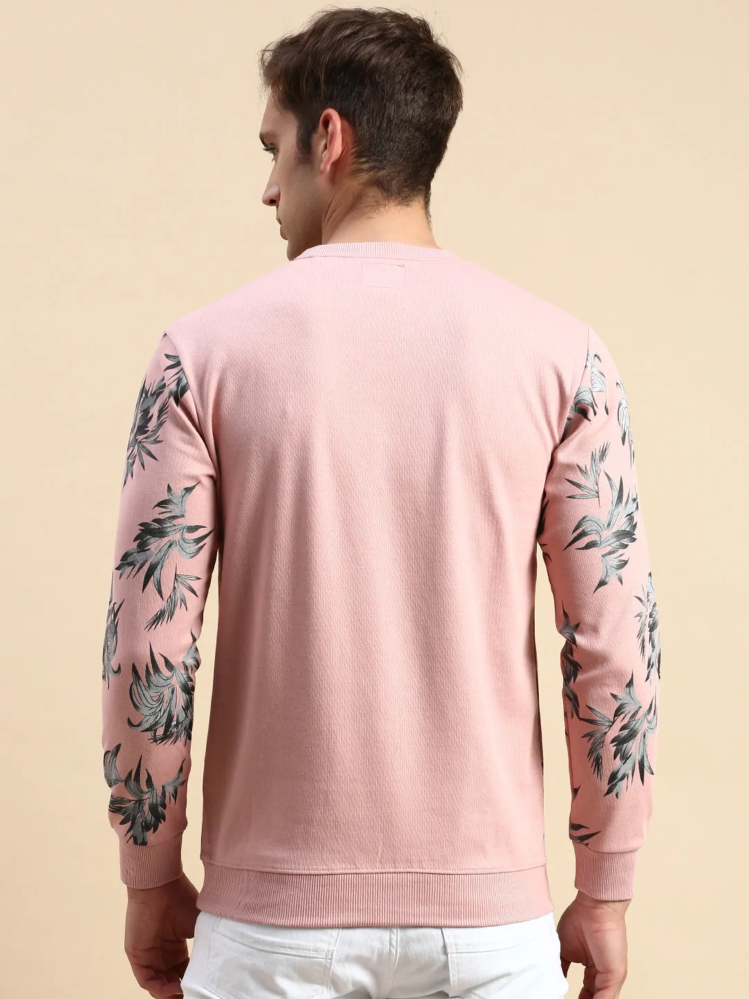 product camouflage stealth product surfing suitability Men's Pink Printed Casual Sweatshirt