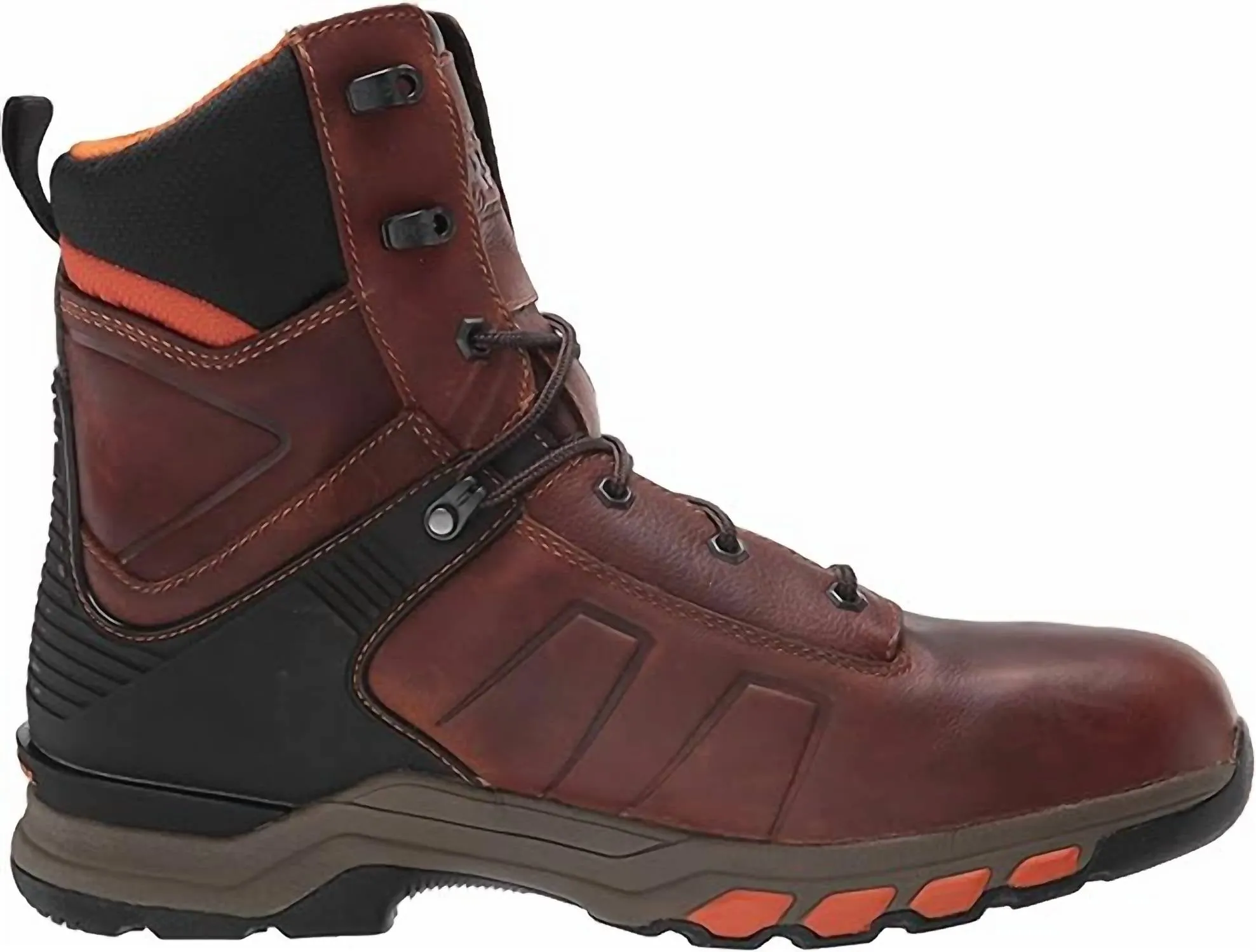 Sturdy Make Men's Pro Hypercharge 8" Soft Toe Work Boots In Brown Teak Leather