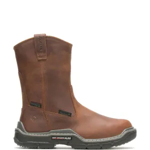Men's Raider Durashocks Waterproof Met-Guard Carbonmax Work Wellington - Wide Width In Peanut Opulent Shade