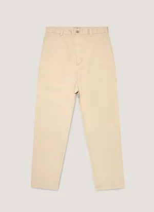 Ultra Soft Texture Effortless Fit Men's Regular Fit Chino in Light Stone