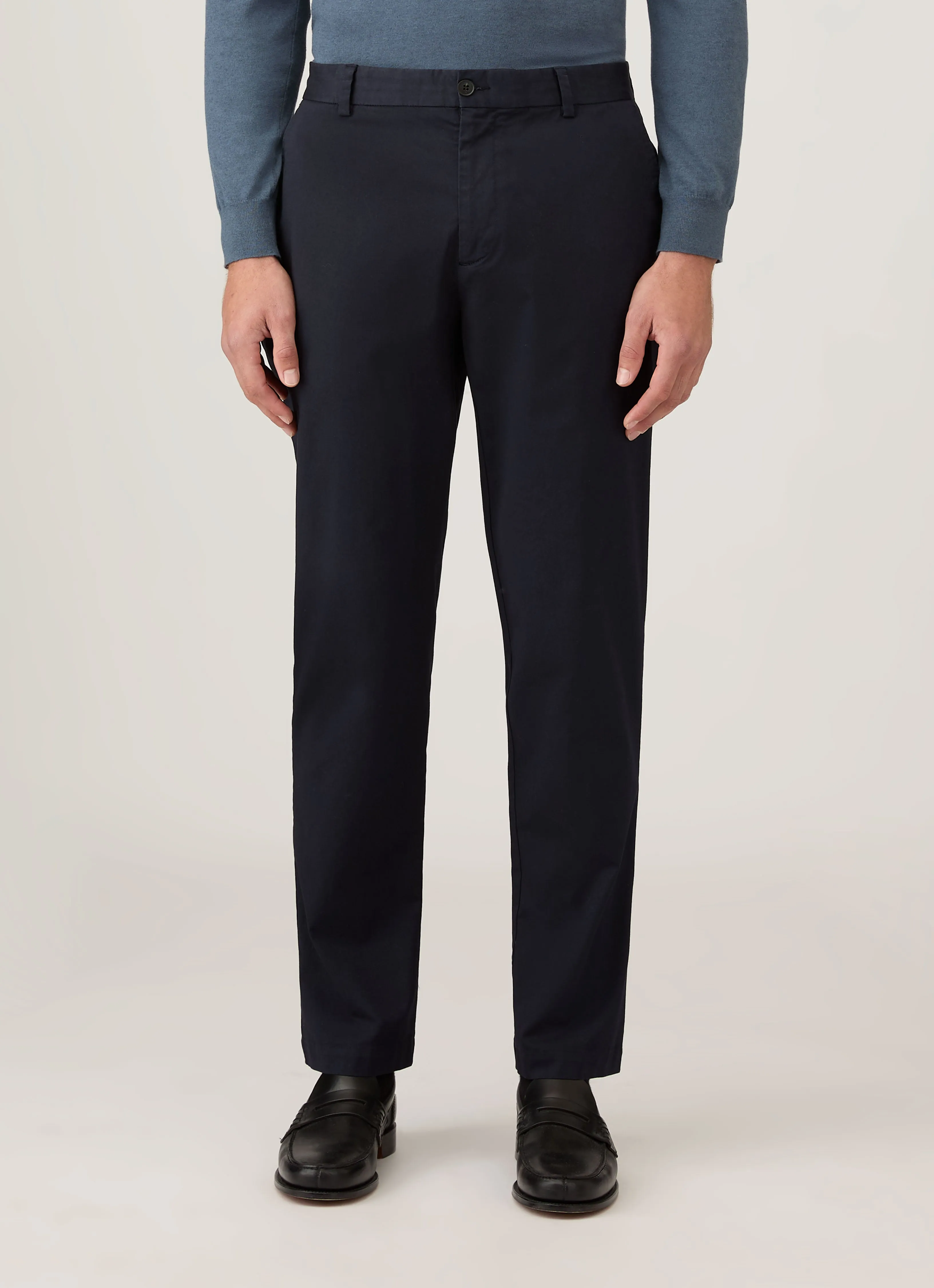 Easy Wear Men's Regular Fit Chino in Navy