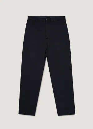 Breathable mesh lining WindResistantMaterial Men's Regular Fit Chino in Navy