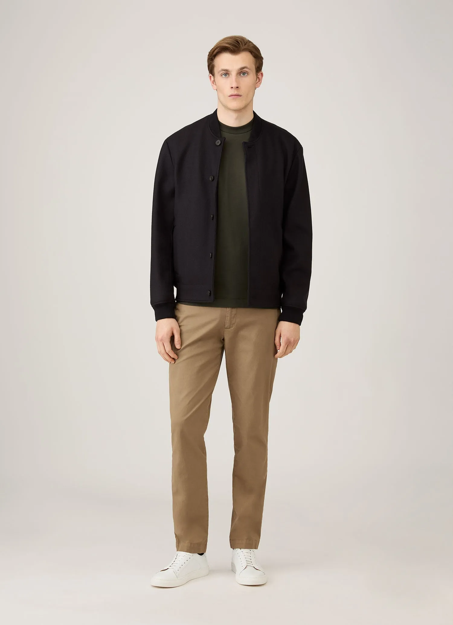 Anti Bacterial Treatment Timeless Layer Men's Relaxed Fit Heavyweight T-shirt in Dark Green