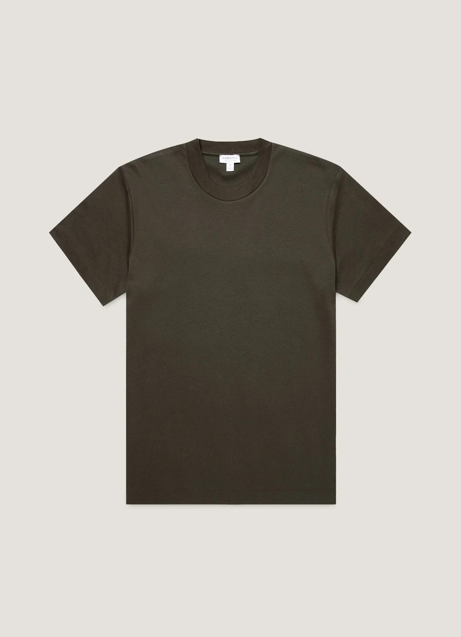 Men's Relaxed Fit Heavyweight T-shirt in Dark Green Weekend Wear