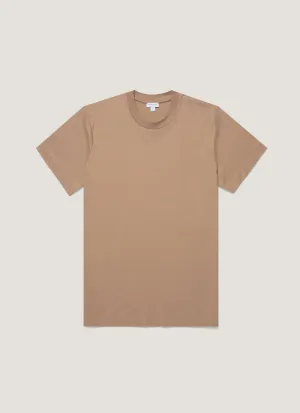Pastel color Men's Relaxed Fit Heavyweight T-shirt in Dune