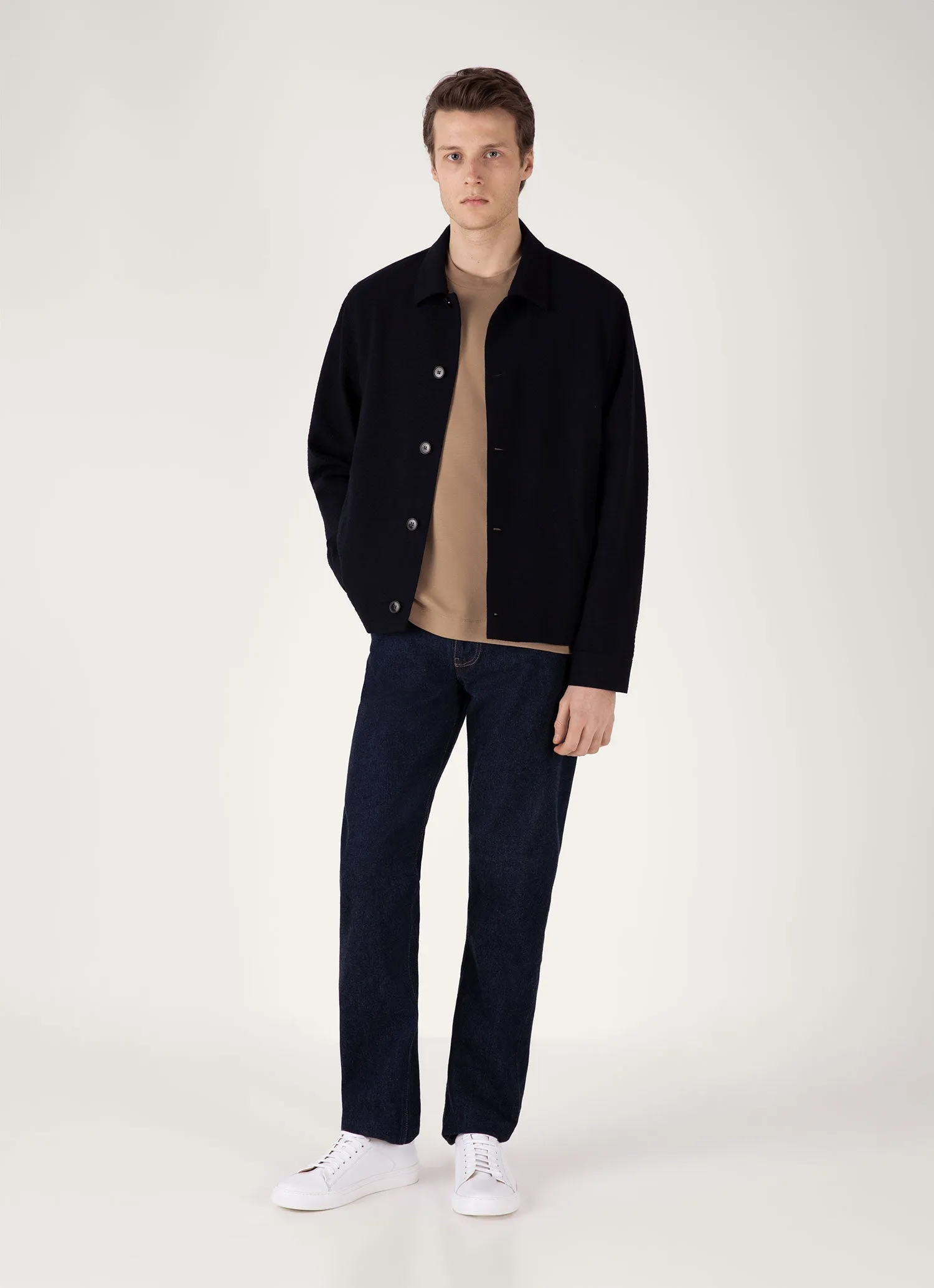 Airflow Mesh Panels Men's Relaxed Fit Heavyweight T-shirt in Dune