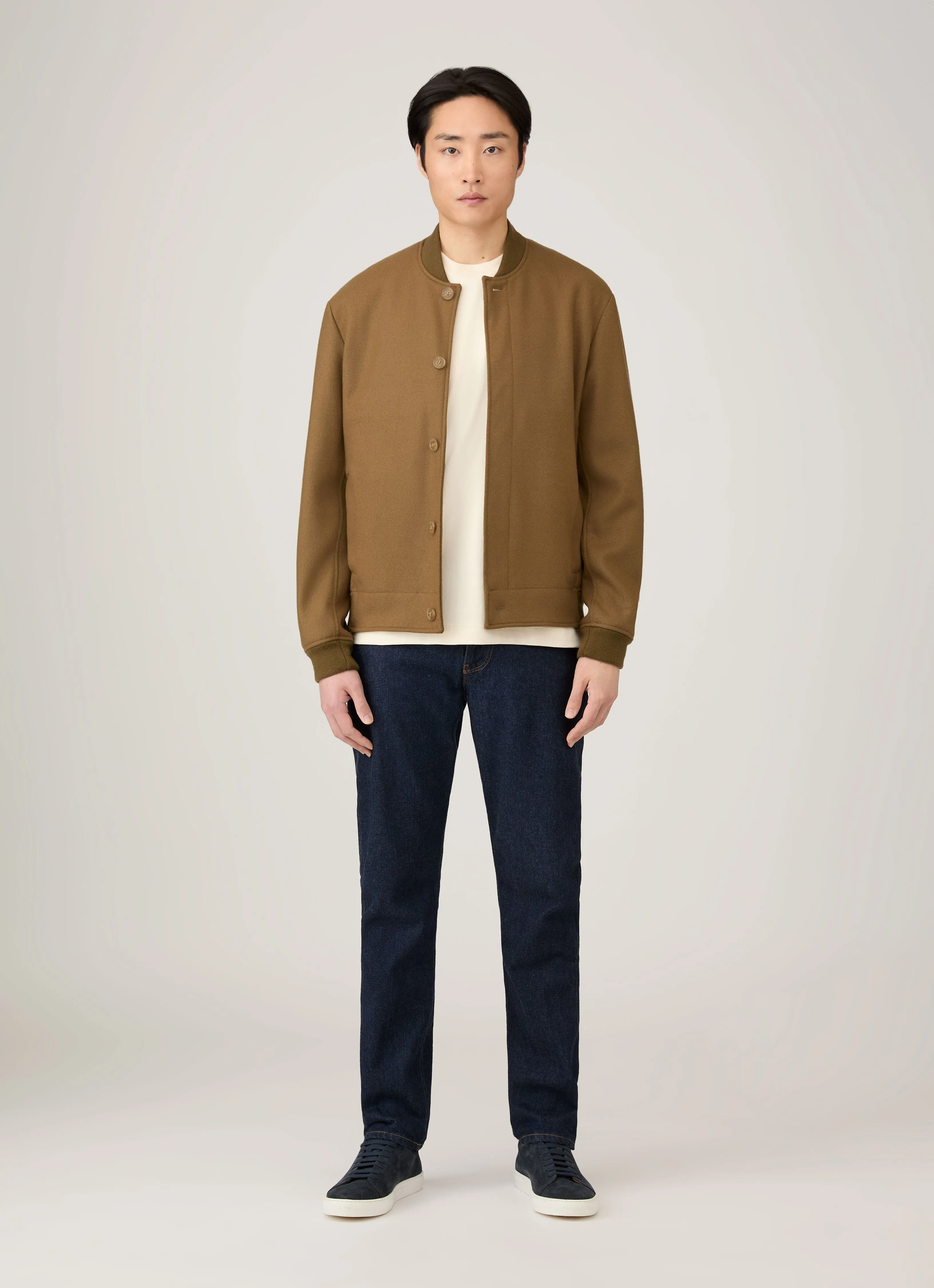 Men's Relaxed Fit Heavyweight T-shirt in Undyed Odor-resistant Smart Design