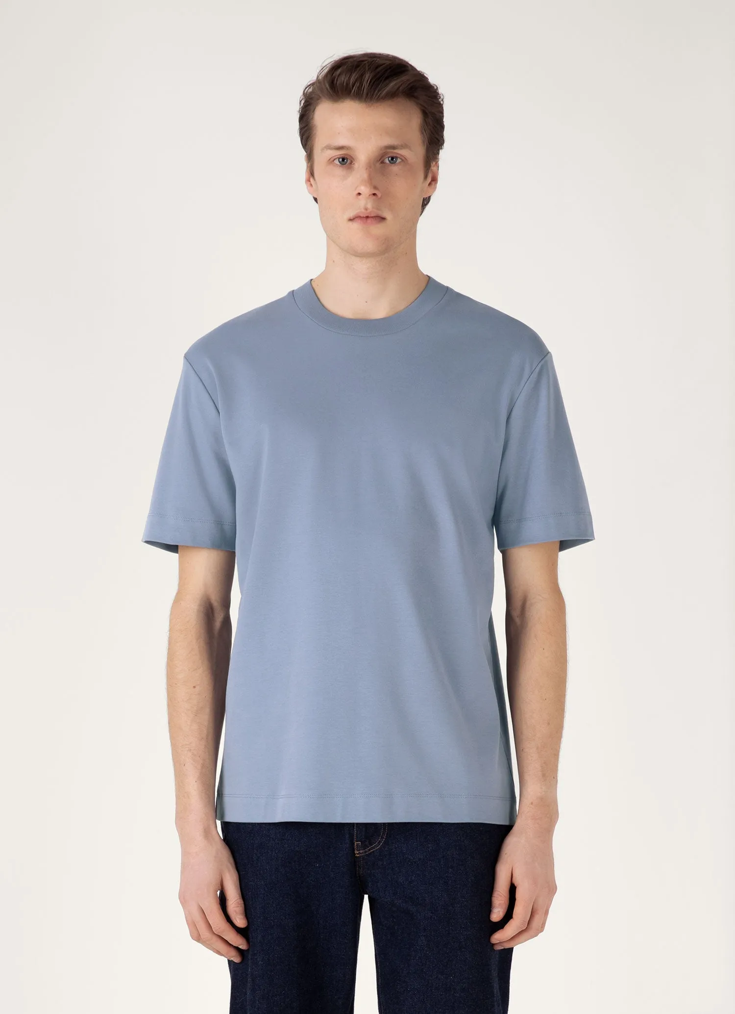 Men's Relaxed Fit Heavyweight T-shirt in Vintage Blue Classic Layer Wear