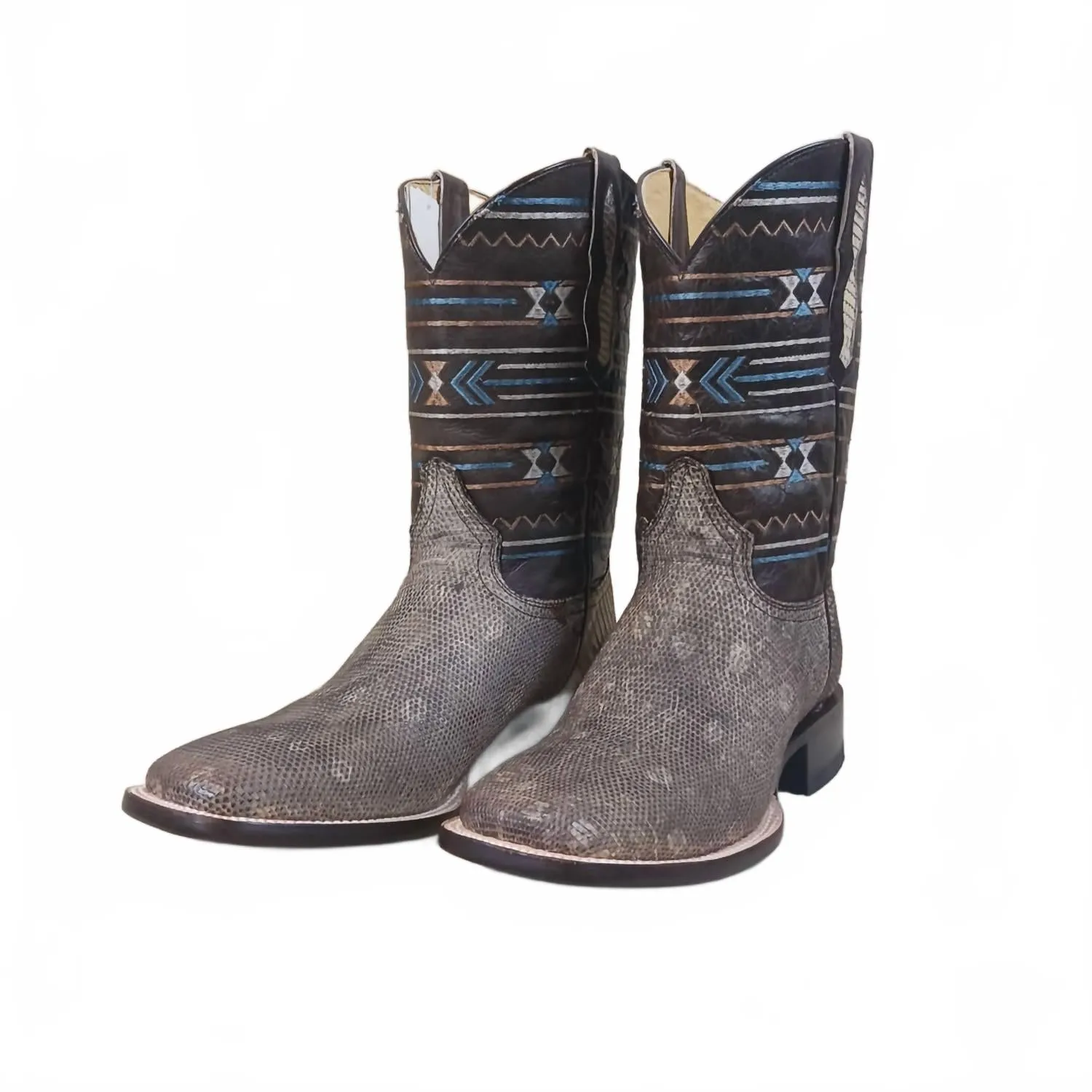 Timeless Comfort Men's Ritch Lizard Boots In Multi