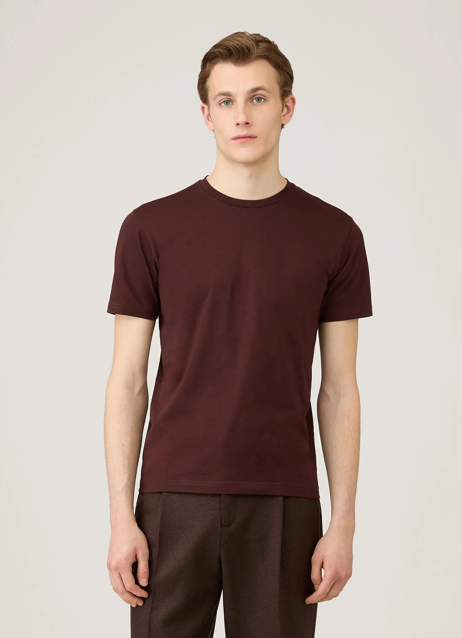 Luxury exclusivity Men's Riviera Midweight T-shirt in Bakelite