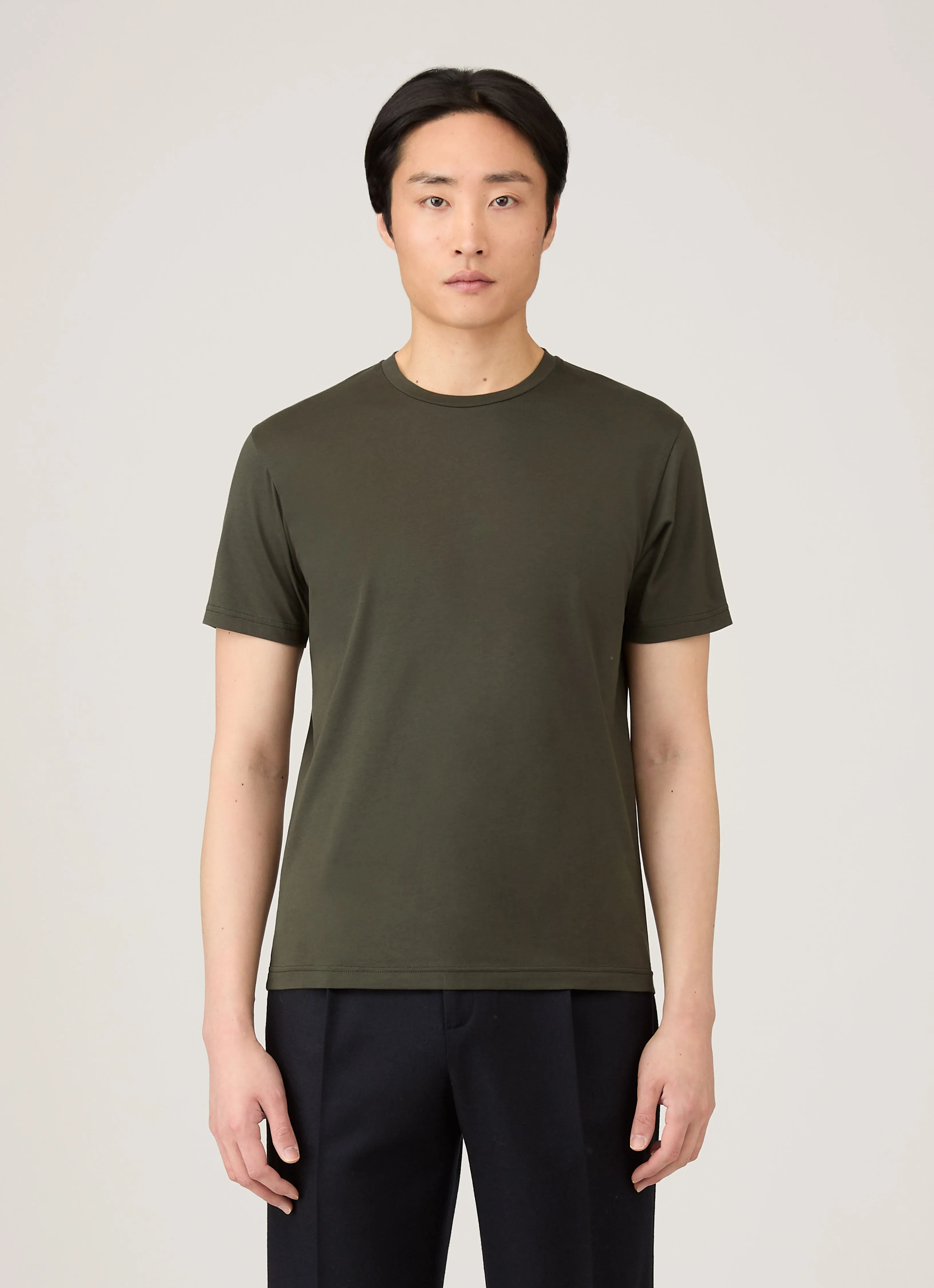 Men's Riviera Midweight T-shirt in Dark Green Bold colors