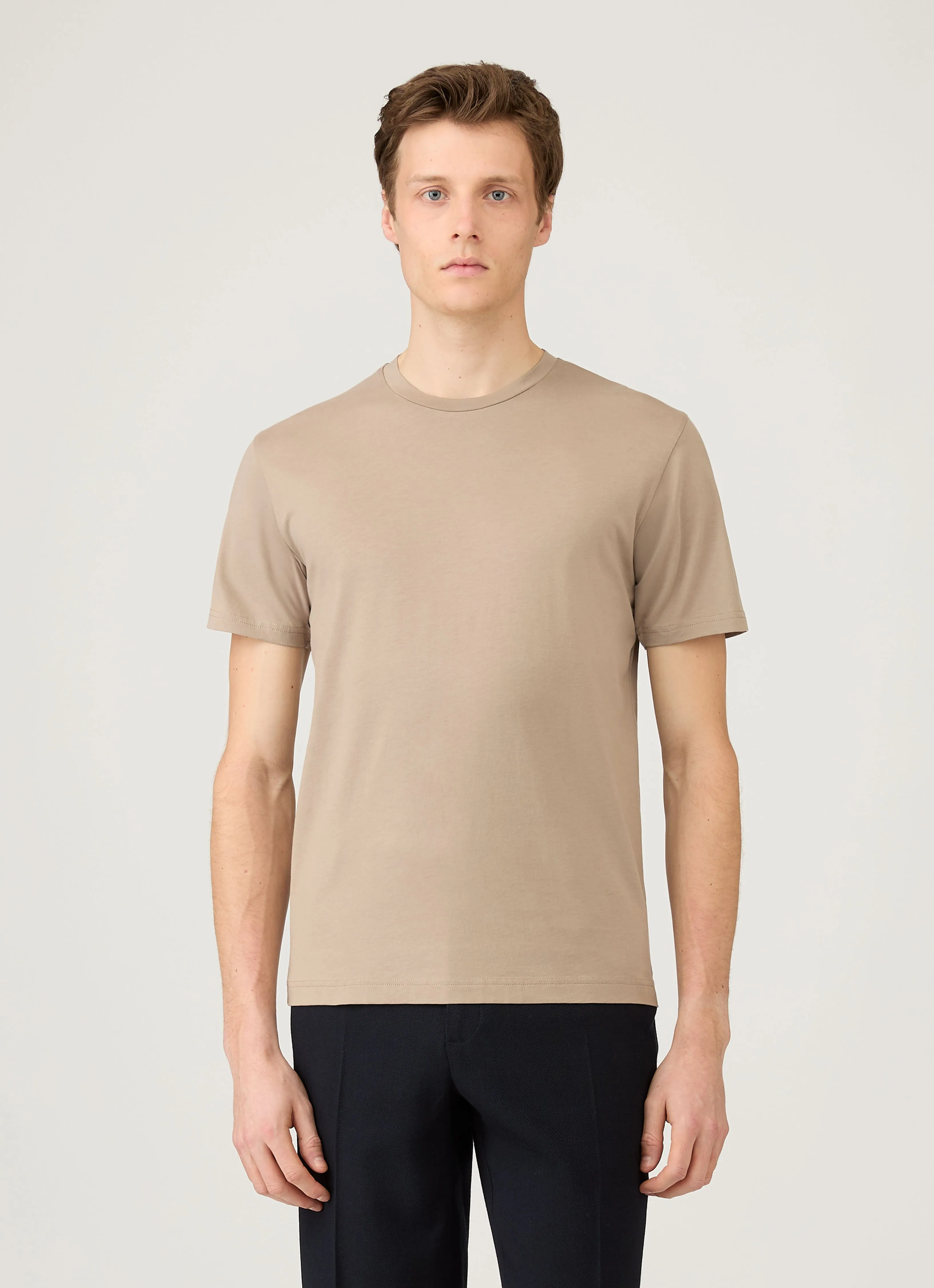 Modern Comfort Style Men's Riviera Midweight T-shirt in Mink