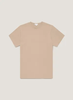Modern Casual proper length Men's Riviera Midweight T-shirt in Mink