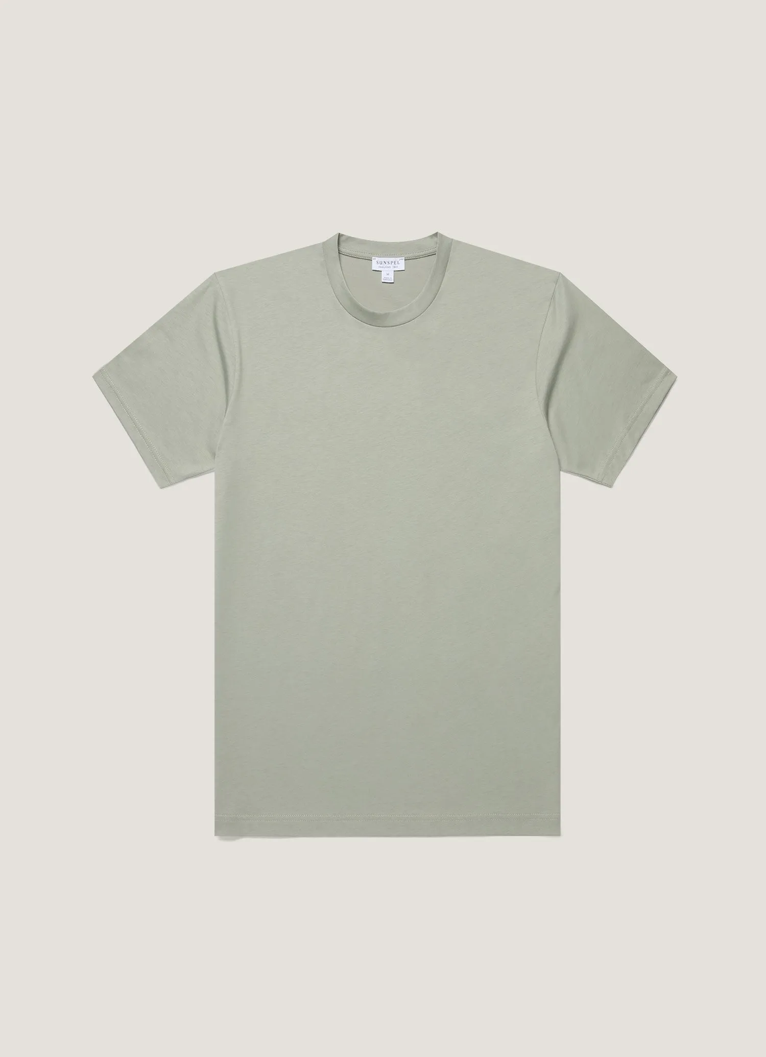 Comfort Stretch Ultimate Fit Men's Riviera Midweight T-shirt in Pastel Green