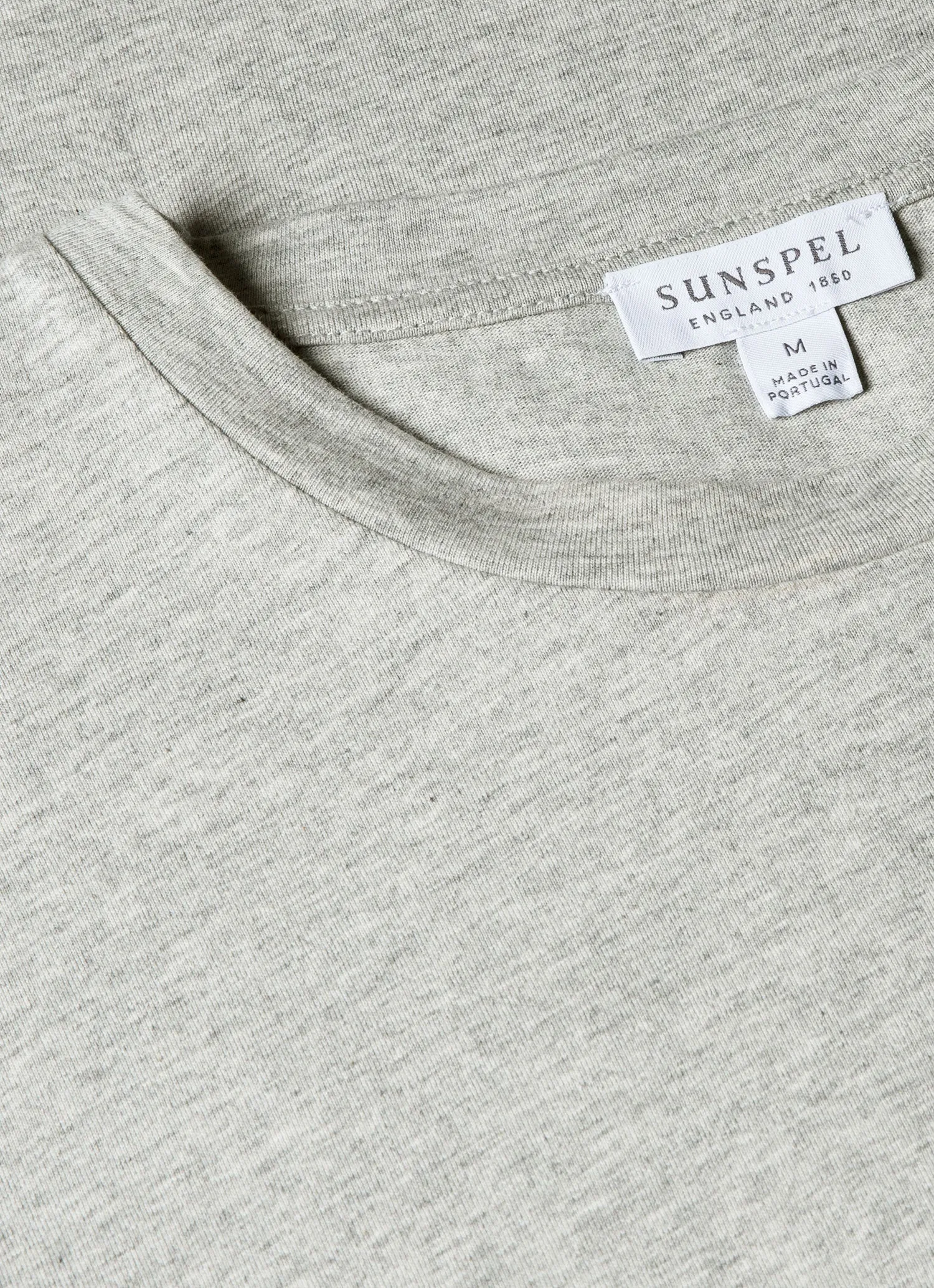 Men's Riviera T-shirt in Grey Melange Cool Comfort