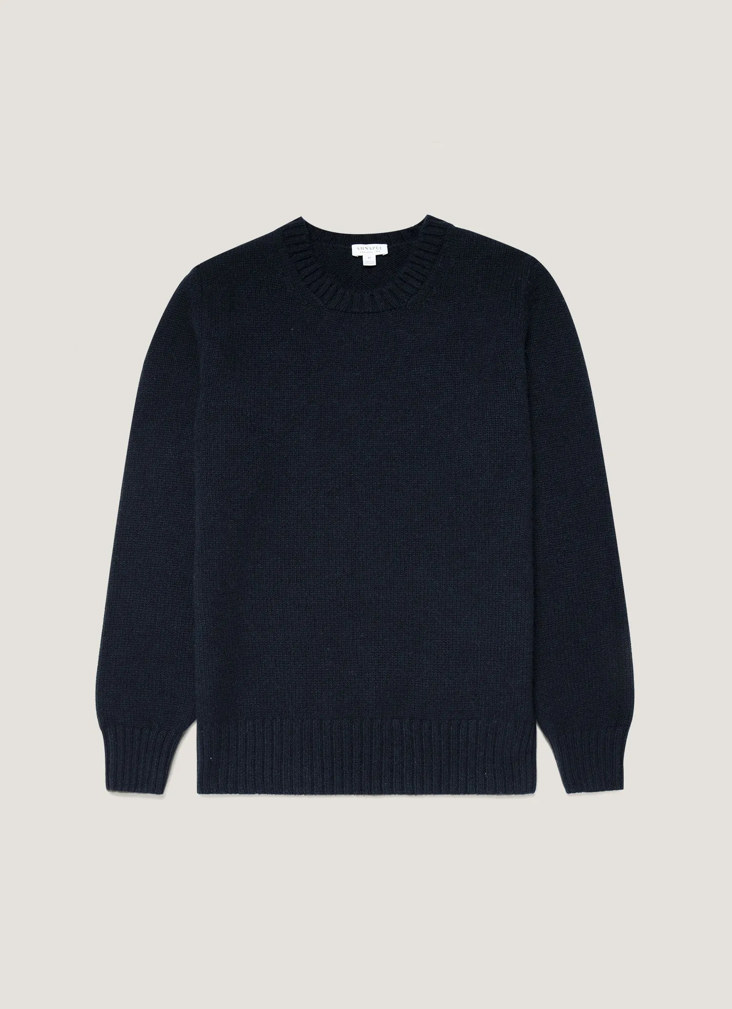 Elegant Look Men's Roxburgh Cashmere Jumper in Navy
