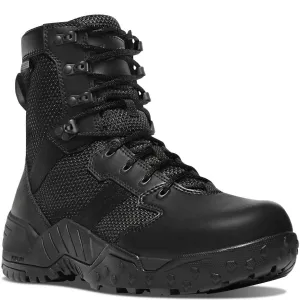 synthetic material Glossy Finish Men's Scorch Side Boots In Black