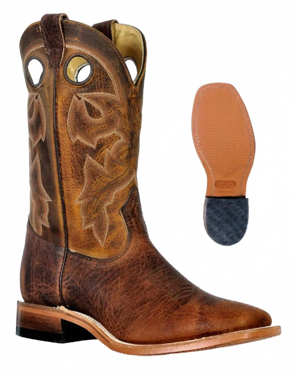 Men's Shrunken Bomber Boot In Brownd Oiled Office Shoes Hand Shade