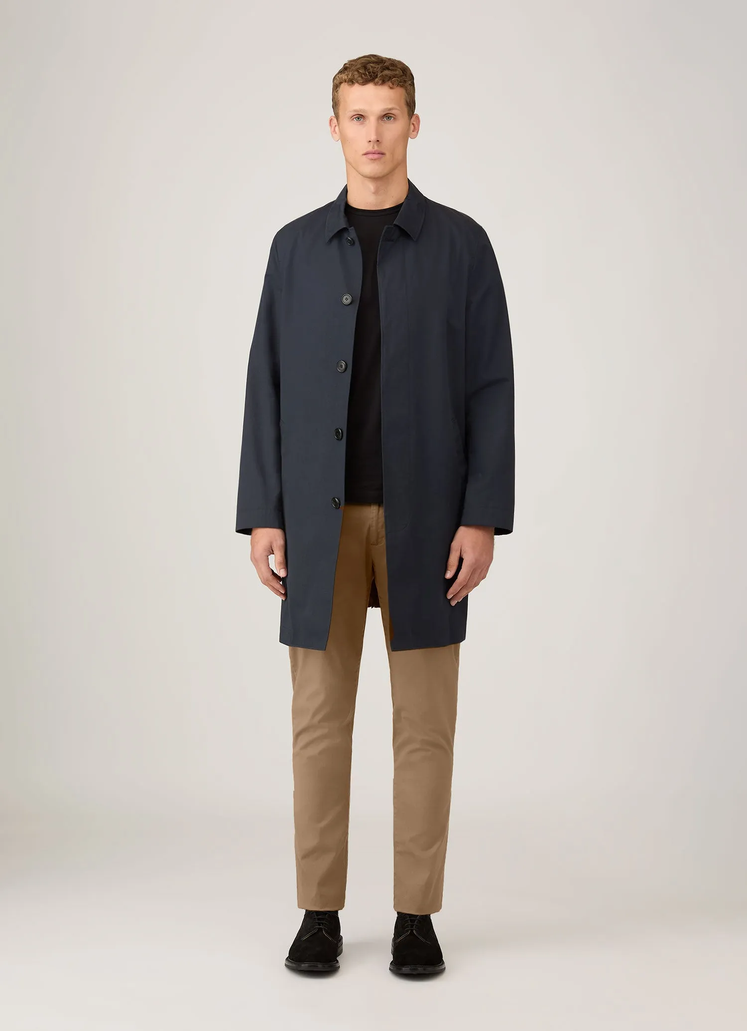 Elastic Free Cuffs Men's Slim Fit Chino in Dark Stone