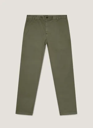 Men's Slim Fit Chino in Khaki Versatile Comfort