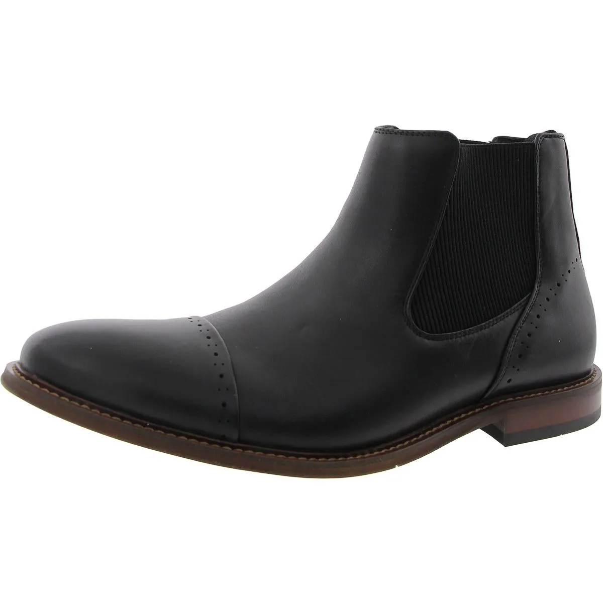 hypoallergenic Mens Stretch Leather Chukka Boots