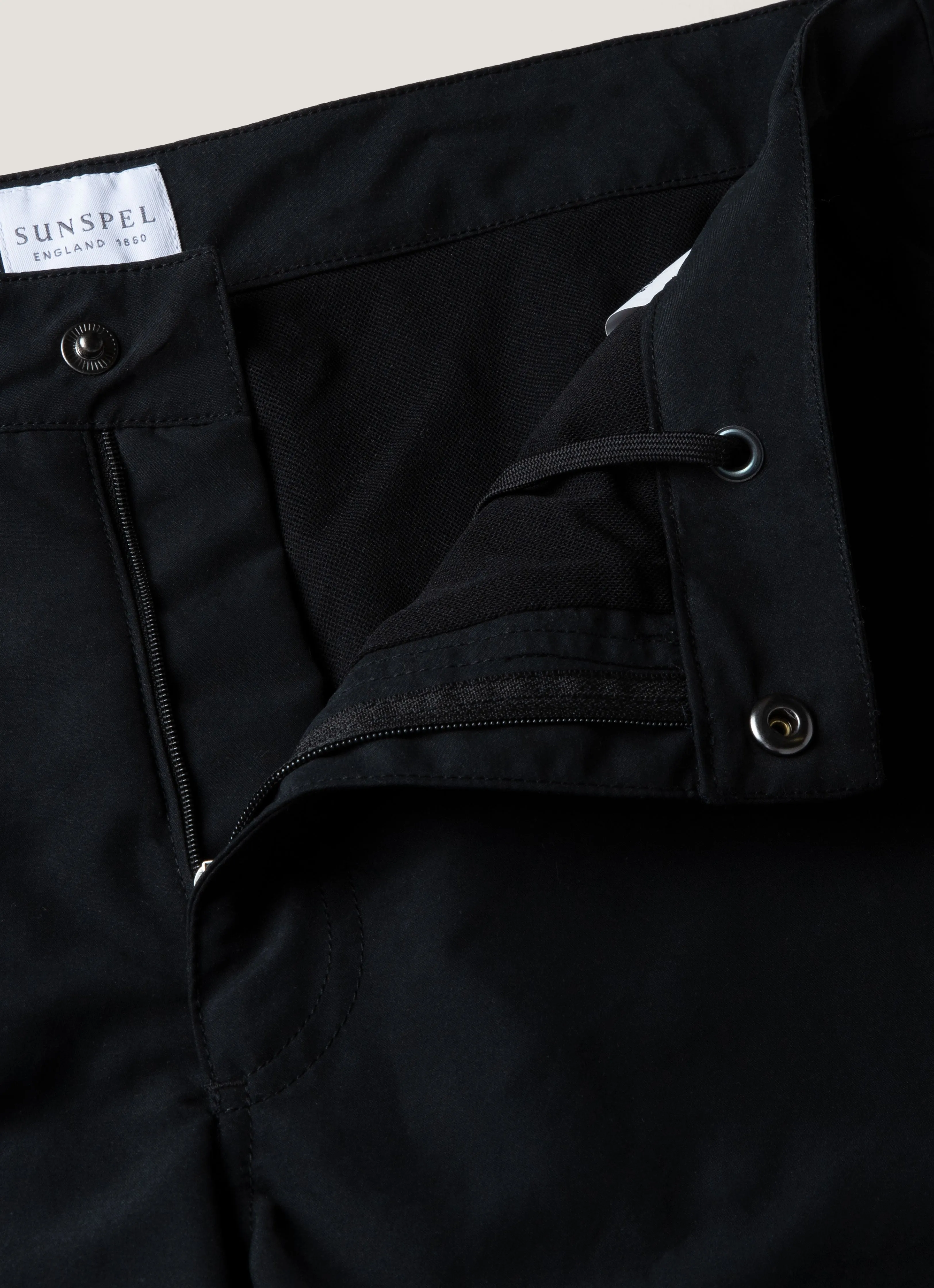 Men's Tailored Swim Short in Black Free Fit