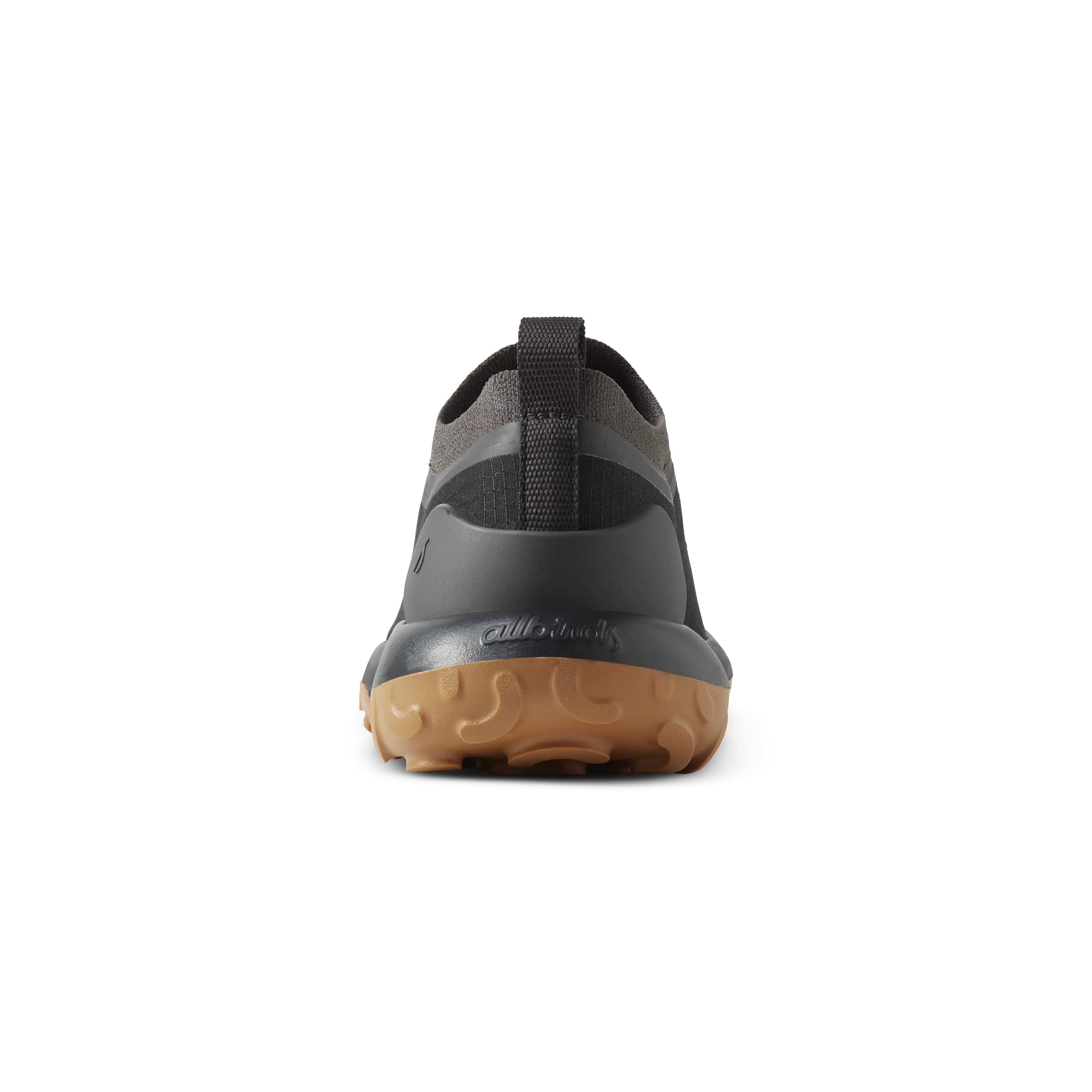 Men's Trail Runner - Natural Black (Rugged Khaki Sole) Shock Diffusing Midsole Block Stride