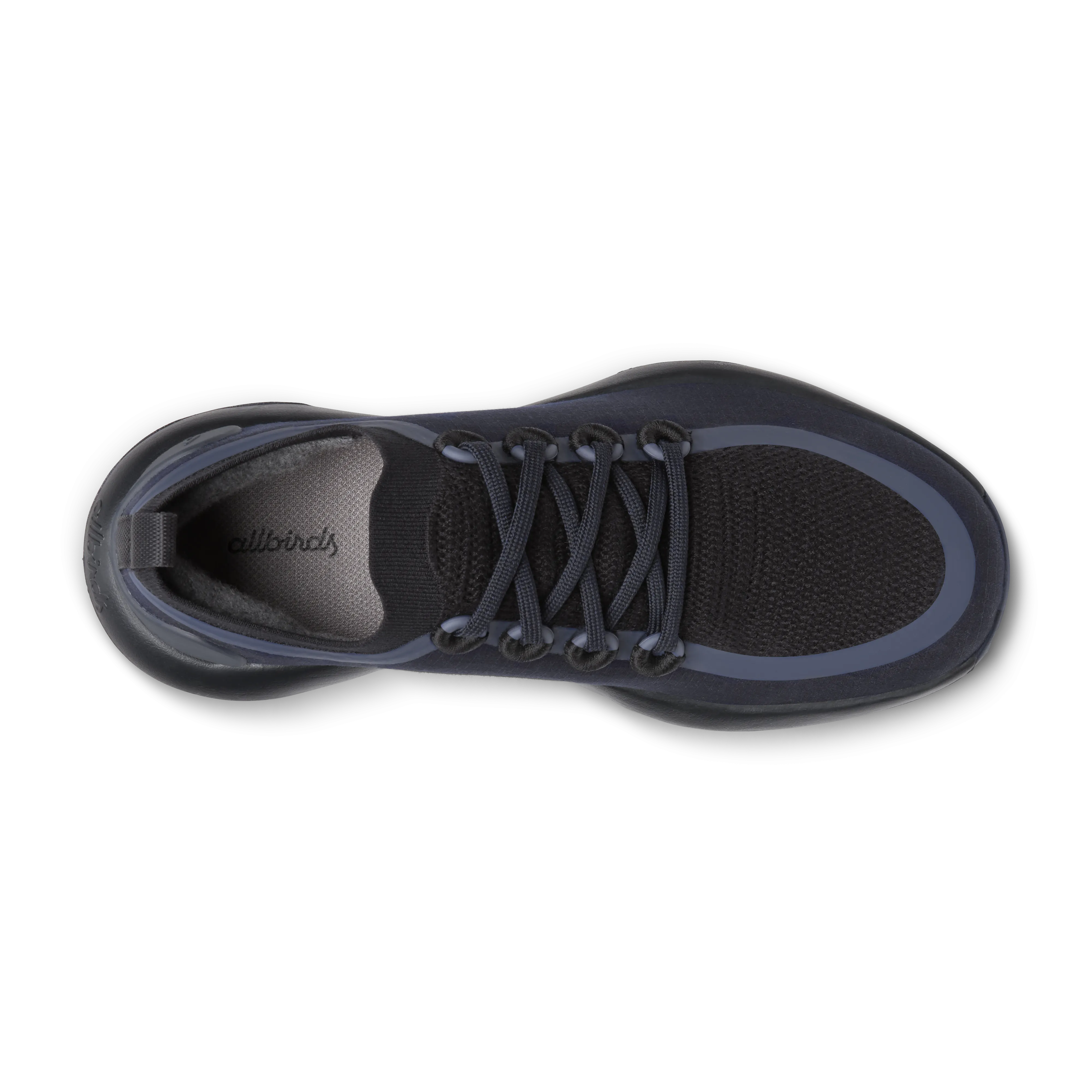 Comfortable Arch Support Bounce Step Men's Trail Runner - True Navy/Hazy Indigo (Natural Black Sole)