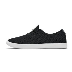 Men's Tree Skipper - Jet Black (White Sole) Non Marking Outsole