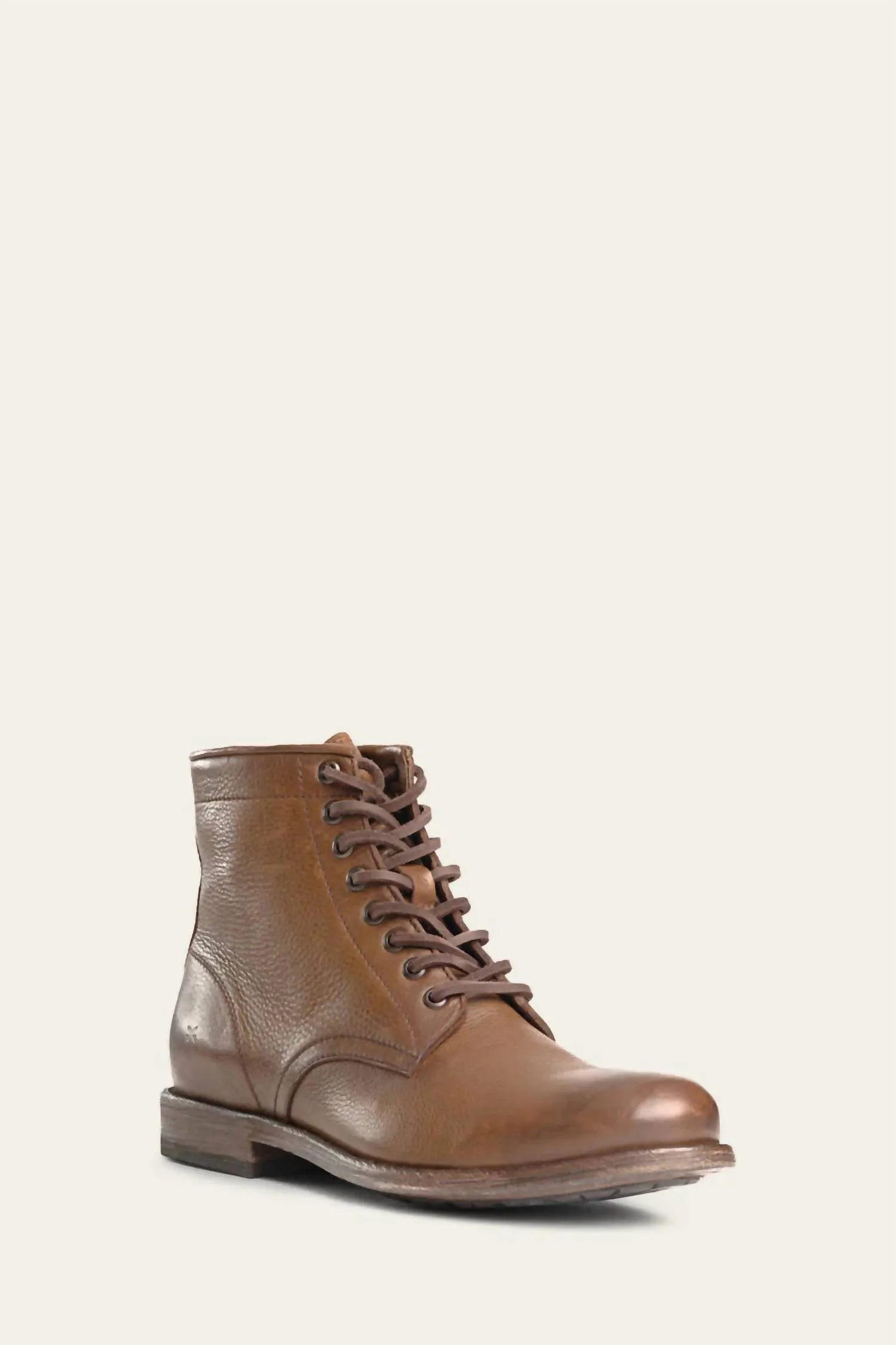 Men's Tyler Lace Up Boots In Cognac Pad Comfort