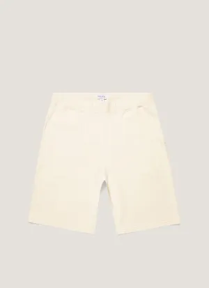 Stretchable Material Summer Mood Men's Undyed Loopback Shorts in Undyed