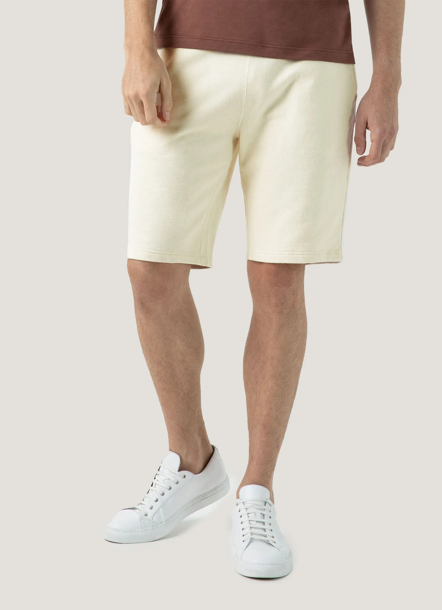 Men's Undyed Loopback Shorts in Undyed Anti Static Technology