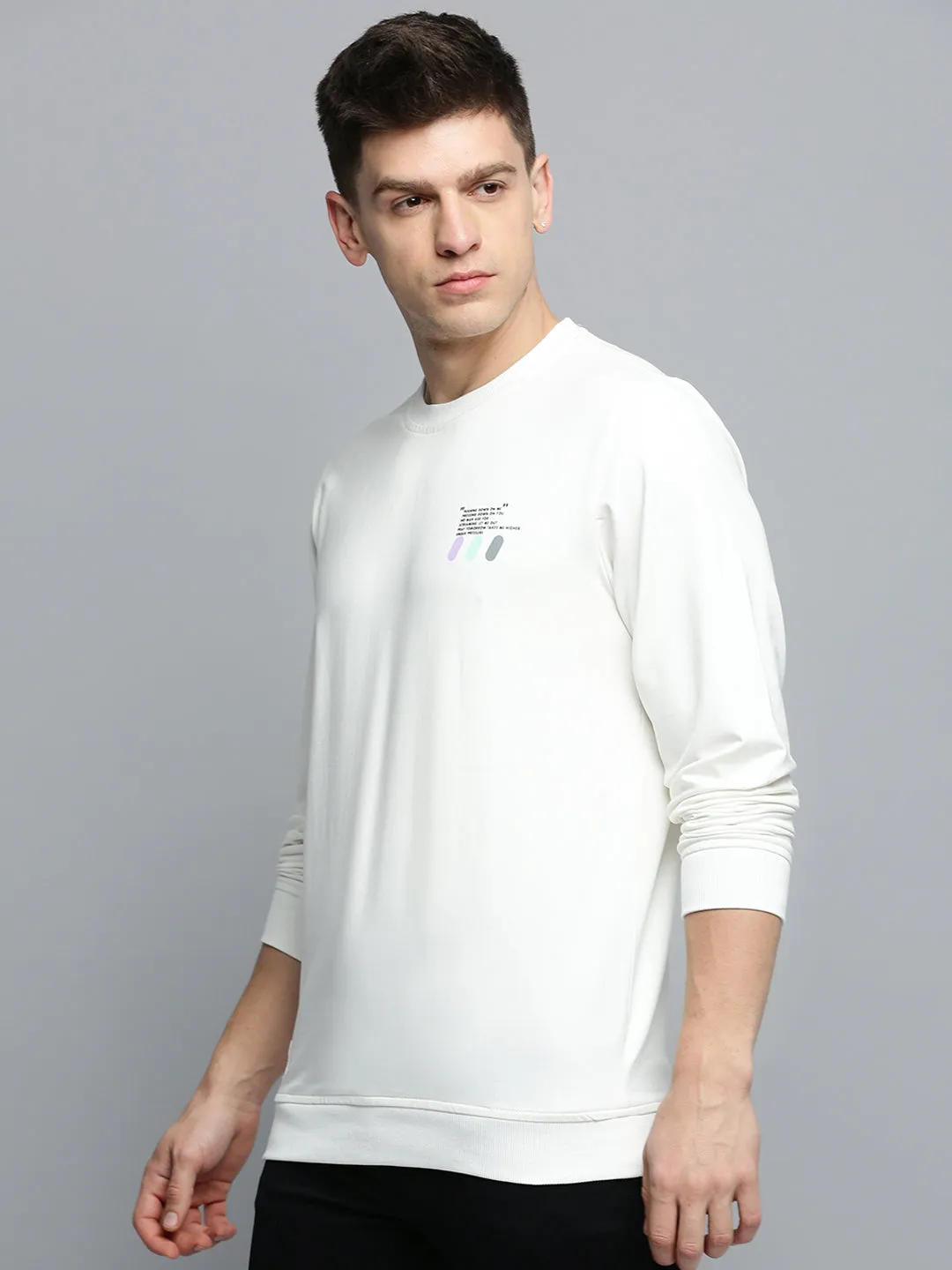 Cool Essentials product tribal energy Men's White Pullover Sweatshirt