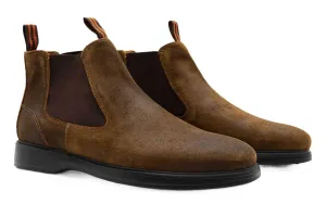 Work Hour Fit Men's Windsor Chelsea Boot In Vintage Cedar