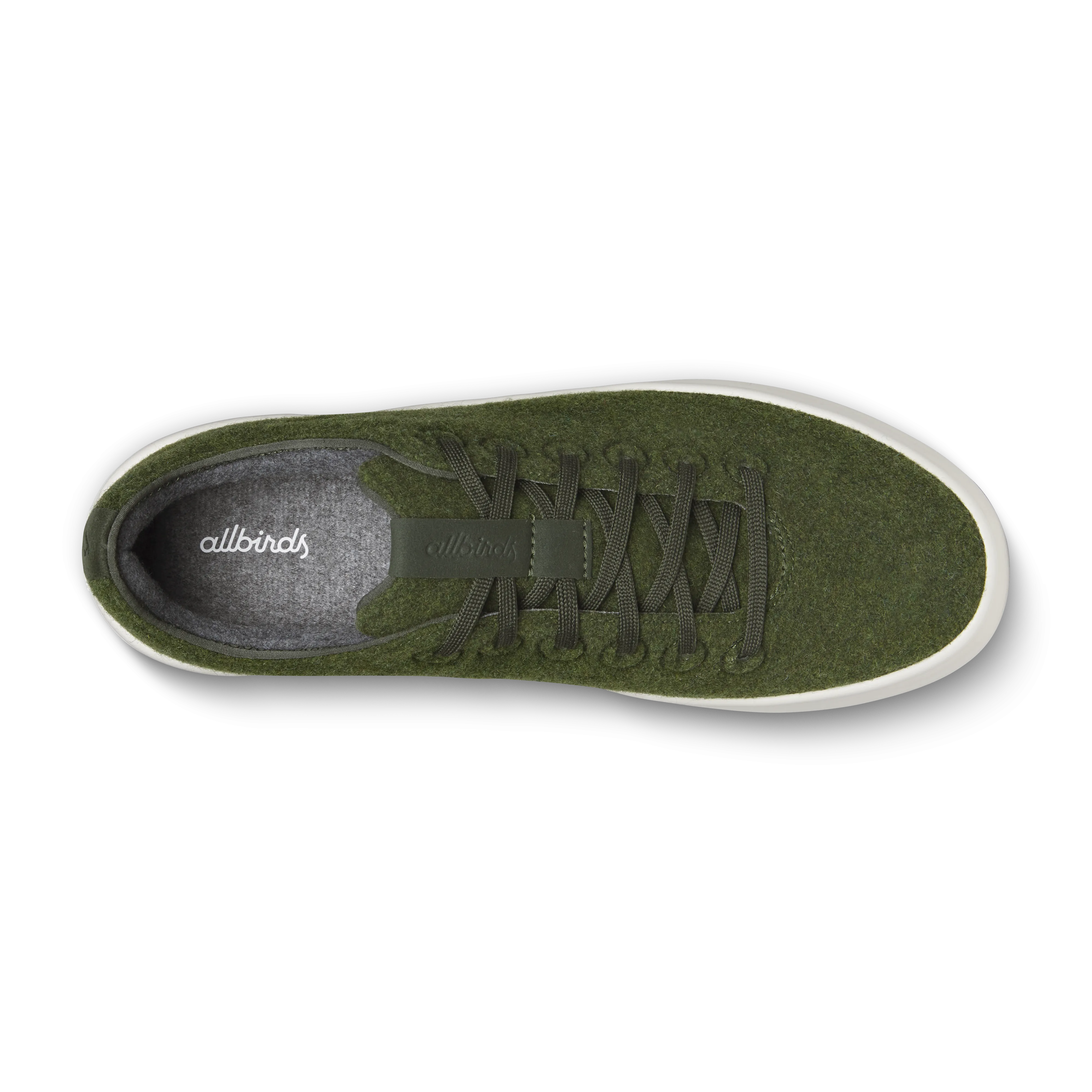 Men's Wool Cruiser - Forest Green (Natural White Sole) Versatile Footwear